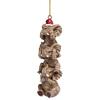 Design Toscano See, Speak, Hear No Evil Elephant Holiday Ornament QS94879